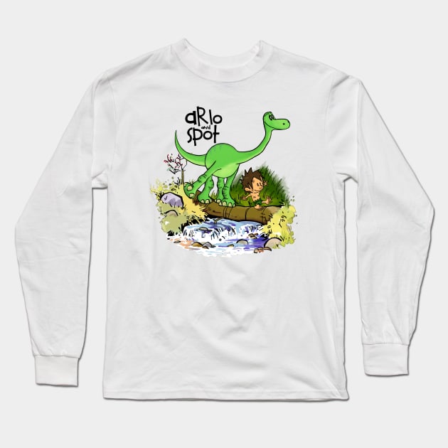 Arlo and Spot Long Sleeve T-Shirt by BuckRogers